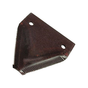 Knife section - over serrated -  81.5x76x2.75mm -  Hole⌀16.5mm -  Hole centres  52.5mm - Replacement forMassey Ferguson
 - S.78048 - Farming Parts