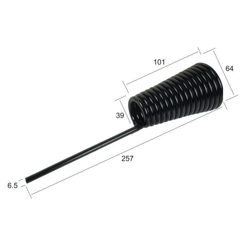 Wheel Rake Tines Replacement - - -  Length:257mm, Width:64mm,⌀6.5mm - Replacement for Bamford
 - S.78052 - Farming Parts