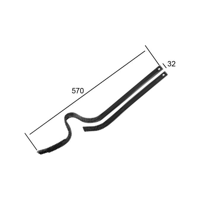 Track Eradicator Tine - Section 32 x 10, Length 570
 - S.78138 - Farming Parts