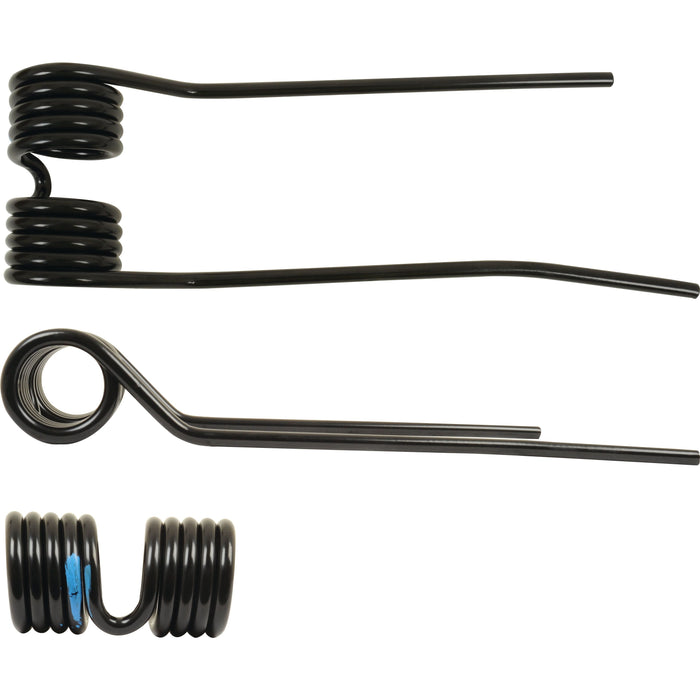 Tedder Haytine - LH (Narrow - Blue) Length: 361 MM, Width: 113 MM, Ø9 MM - Replacement for PZ, Fransgard, Pottinger, Sitrex to Fit as: PZ107 - Sparex Part S.78150