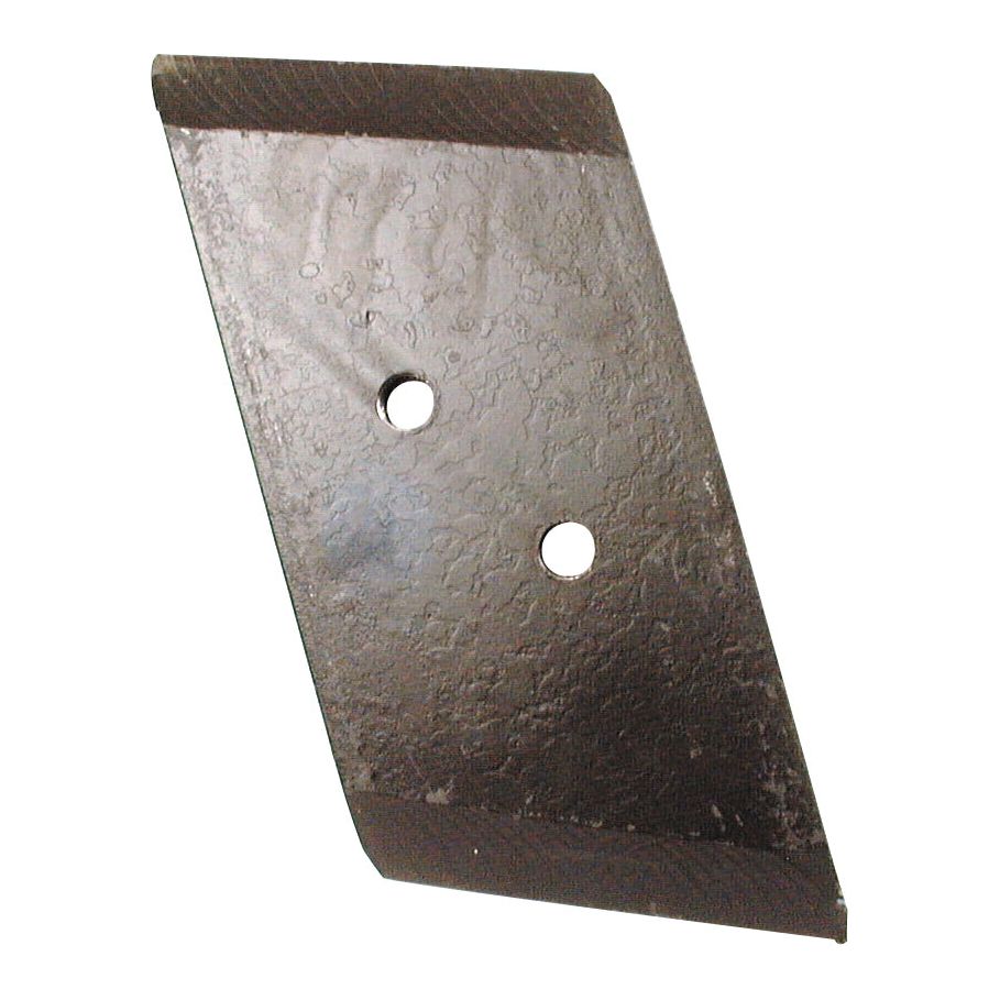 The Wing RH by Sparex (Part No. S.78189) is a metal blade with a textured surface, featuring two holes and a beveled edge, ideal for use with Sparex Fasteners.