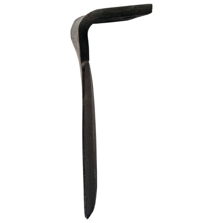 A metal crowbar with a flat, angled end and a pointed tip, resembling the robust design of the Sparex Power Harrow Blade 110x14x300mm LH.