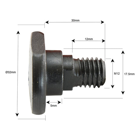 Mower Blade Retainer- M12x30mm -  Replacement for Krone, Claas
 - S.78373 - Farming Parts