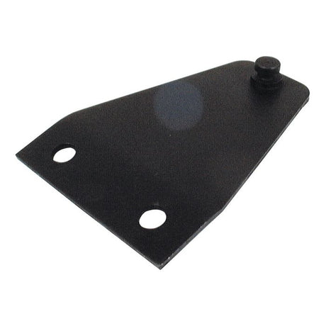 The Sparex Mower Blade Holder, with dimensions of 180mm in length and 125mm in width, features two circular holes with a diameter of 14mm spaced 75mm apart, alongside a small, raised cylindrical peg on one end designed to be compatible with pins Ø18mm. This replacement part for PZ0250 is perfect for various applications and ensures durability and precision.