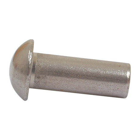 The Roundhead Rivet M6.0 x 30mm (1/2 kg) from Sparex, compliant with DIN Standard specifications, features a rounded cap on one end.