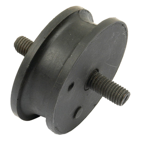 A circular black rubber and metal automobile engine mount with two bolts extending from opposite sides, originally designed for International Harvester vehicles. This is the Cab Mount Sparex Part No.S.7860 by Sparex.