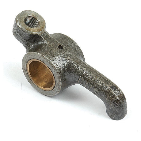 The Sparex Rocker Arm (Part No. S.7886) is a metal component with a cylindrical hole at one end and an elongated, curved shape, specifically designed for use in International Harvester engines.