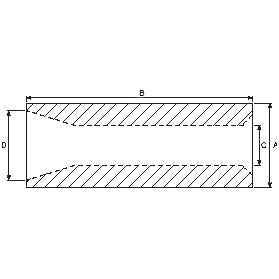 Loader Tine Bush -⌀55 x 120mm (Conus 2)
 - S.79069 - Farming Parts