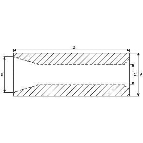 Loader Tine Bush -⌀80 x 165mm (Conus 3)
 - S.79082 - Farming Parts