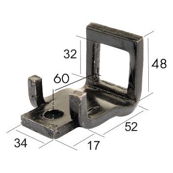 S Tine Clamp with helper 32x10mm Suitable for 50x12mm
 - S.79397 - Farming Parts