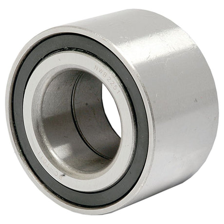 A cylindrical metal bearing with an inner and outer ring and ball bearings between them, ideal for Ford New Holland replacement parts, is available as Bearings To fit as 00240054 | Sparex Part No. S.79617 from the Sparex brand.