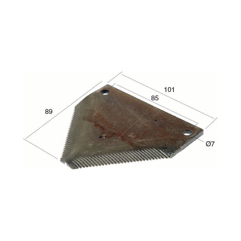 Feeder Wagon Blade 101mm x 89mm x 4mm
 - S.79808 - Farming Parts