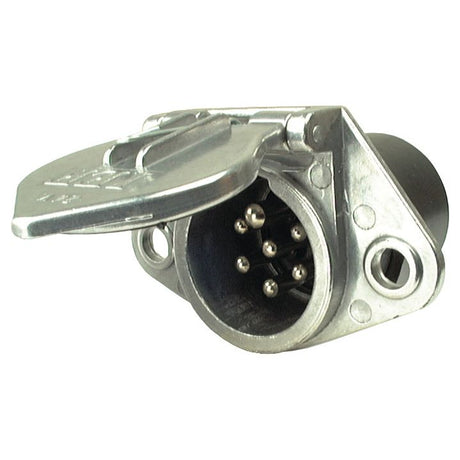 7 Pin Trailer Socket Bolt-on (Aluminium)
 - S.31354 - Farming Parts