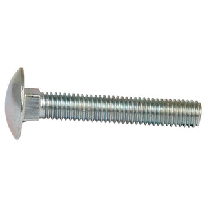 Metric Carriage Bolt and Nut, Size: M8 x 50mm (Din 603/555)
 - S.8248 - Farming Parts