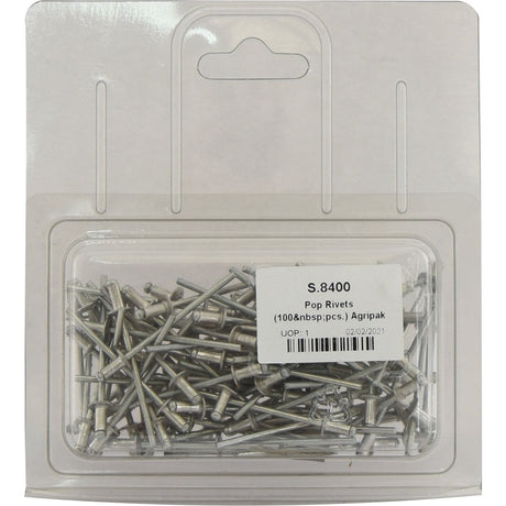 Pop Rivets (100 pcs.) Agripak
 - S.8400 - Farming Parts