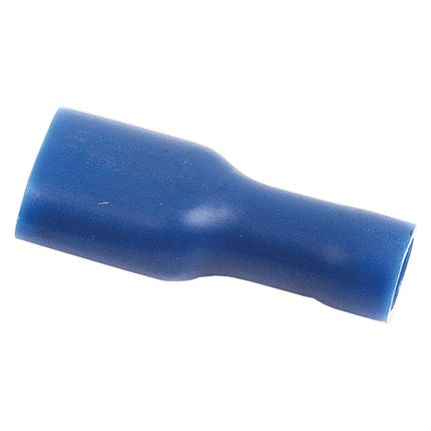 Pre Insulated Spade Terminal - Fully Insulated, Standard Grip - Female, 6.3mm, Blue (1.5 - 2.5mm), (Bag )
 - S.8545 - Farming Parts