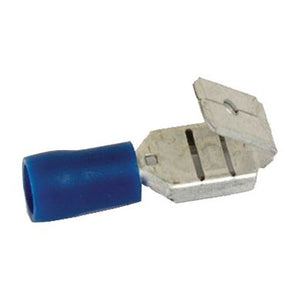 Pre Insulated Spade Terminal, Standard Grip - Female Spade with Male Branch, 6.3mm, Blue (1.5 - 2.5mm)
 - S.8547 - Farming Parts