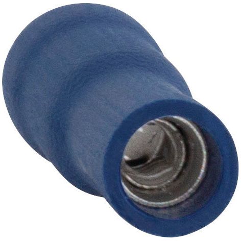 Pre Insulated Bullet Terminal, Standard Grip - Female, 5.0mm, Blue (1.5 - 2.5mm)
 - S.8548 - Farming Parts