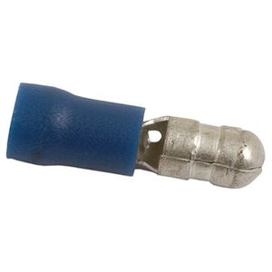 Pre Insulated Bullet Terminal, Standard Grip - Male, 5.0mm, Blue (1.5 - 2.5mm)
 - S.8549 - Farming Parts