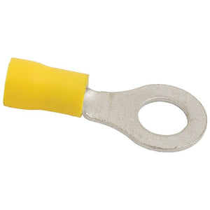 Pre Insulated Ring Terminal, Standard Grip, 8.4mm, Yellow (4.0 - 6.0mm)
 - S.8552 - Farming Parts