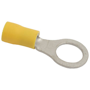 Pre Insulated Ring Terminal, Standard Grip, 10.5mm, Yellow (4.0 - 6.0mm)
 - S.8553 - Farming Parts