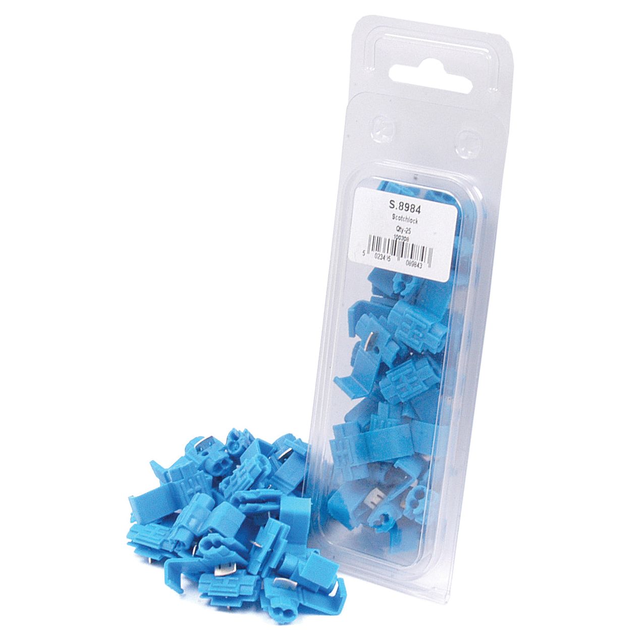 Scotchlock Terminal, Standard Grip Blue (Agripak 25 pcs.)
 - S.8984 - Farming Parts