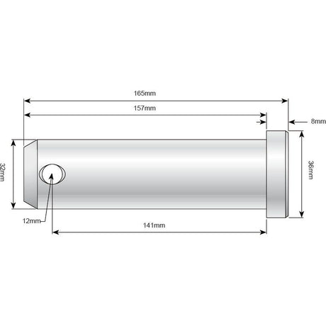 Top link pin 32x141mm Cat. 3
 - S.912336 - Farming Parts