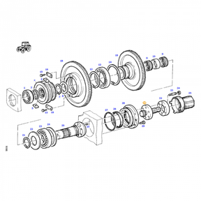 Fendt - Flange Adapter 1 3/4 20 Splines - 0071033100000 - Farming Parts