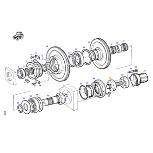 Fendt - Flange Adapter 1 3/4 20 Splines - 0071033100000 - Farming Parts