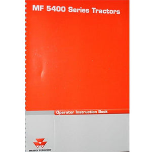Massey Ferguson - 5400 Series Dyna 4 Operators Manual - 3378983M2 - Farming Parts