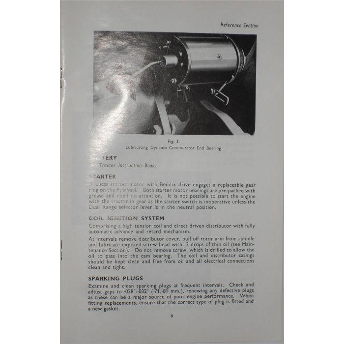 Massey Ferguson - 87mm Vaporising Oil Engine Instruction Book - 819048M1 - Farming Parts