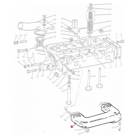 Massey Ferguson - Exhaust Manifold - 734874V1 - Farming Parts