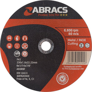 Metal Cutting Disc⌀230 x 1.8 x 22.23mm A60TBF
 - S.13478 - Farming Parts