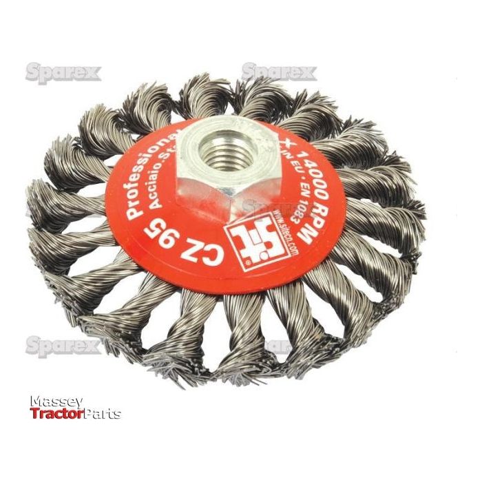 Twist Bevelled Wire Brush 100mm
 - S.25366 - Farming Parts
