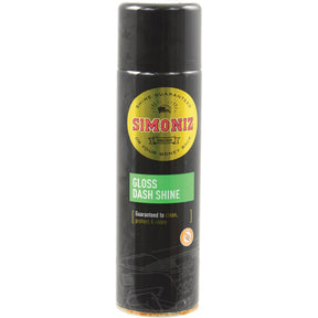 A black can of Sparex A'SL-COCKPIT SHINE-500ML (Sparex Part No. S.51293), designed to clean, polish, and protect car dashboards, features a green label with detailed graphics that highlight its versatility for both interior and exterior use.