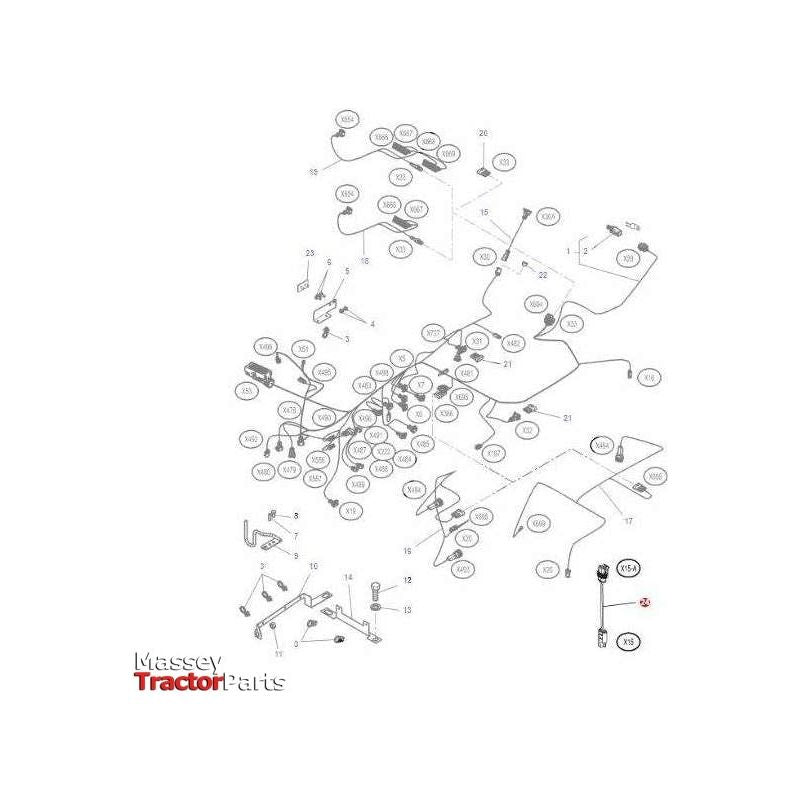 Massey Ferguson Adapter - ACW032960A | OEM | Massey Ferguson parts | Engine Electrics and Instruments-Massey Ferguson-Farming Parts,Lighting & Electrical Accessories,Tractor Parts,Vehicle Electrics