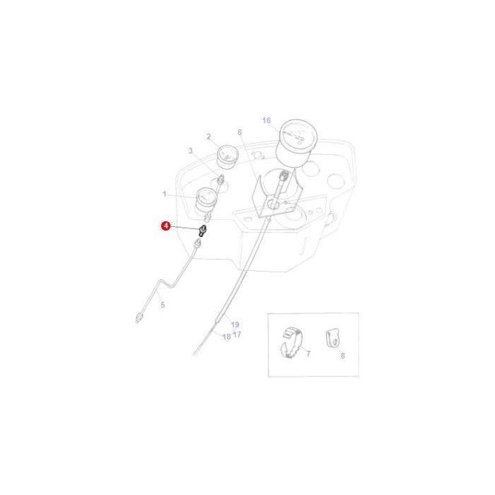 Adaptor - 827622M1 - Massey Tractor Parts