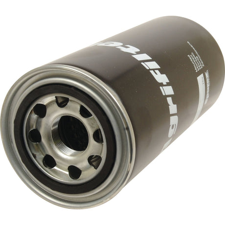 A cylindrical hydraulic filter with a threaded hole and metal casing, compatible as a Landini filter replacement. The brand name "Sparex" is partially visible on the side. This product is listed as Hydraulic Filter - Spin On | Sparex Part No.S.148221.