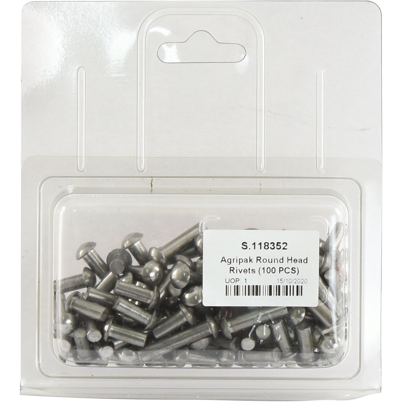 Agripak Round Head Rivets (100 PCS)
 - S.118352 - Farming Parts