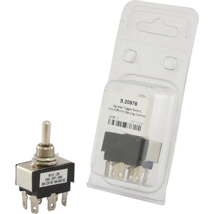 Agripak Toggle Switch, (On)/Off/(On) Sprung Centred
 - S.20976 - Farming Parts