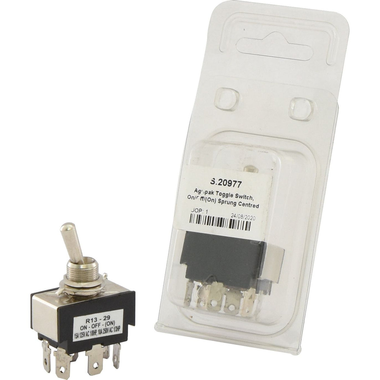 Agripak Toggle Switch, On/Off/(On) Sprung Centred
 - S.20977 - Farming Parts