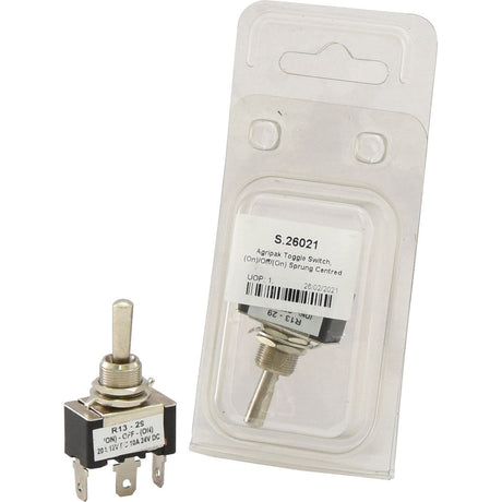 Agripak Toggle Switch, (On)/Off/(On) Sprung Centred
 - S.26021 - Farming Parts