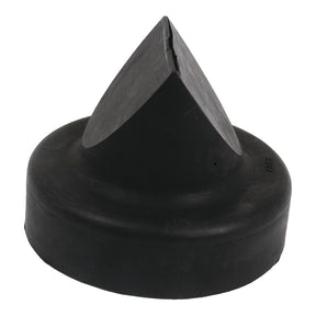 The Sparex Air Cleaner Dust Valve (Part No. S.75832) is a black, cone-shaped rubber stopper with a circular base, commonly used to plug or seal openings in various equipment, including Massey Ferguson and John Deere machinery.