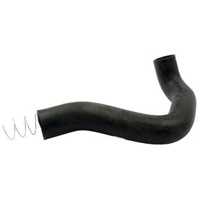 A black flexible rubber hose, commonly known as the Air Cleaner Hose (Sparex Part No. S.41379), from the brand Sparex, features a coiled wire partially emerging from one end and is designed for a Massey Ferguson tractor.