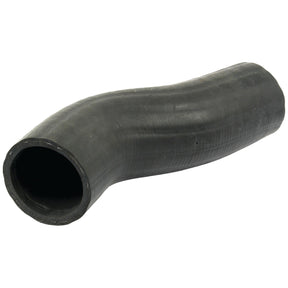 A black, curved rubber air cleaner hose with a textured surface, designed for Ford New Holland DEXTA, shown on a white background. This product is the Air Cleaner Hose | Sparex Part No. S.67482 by Sparex.