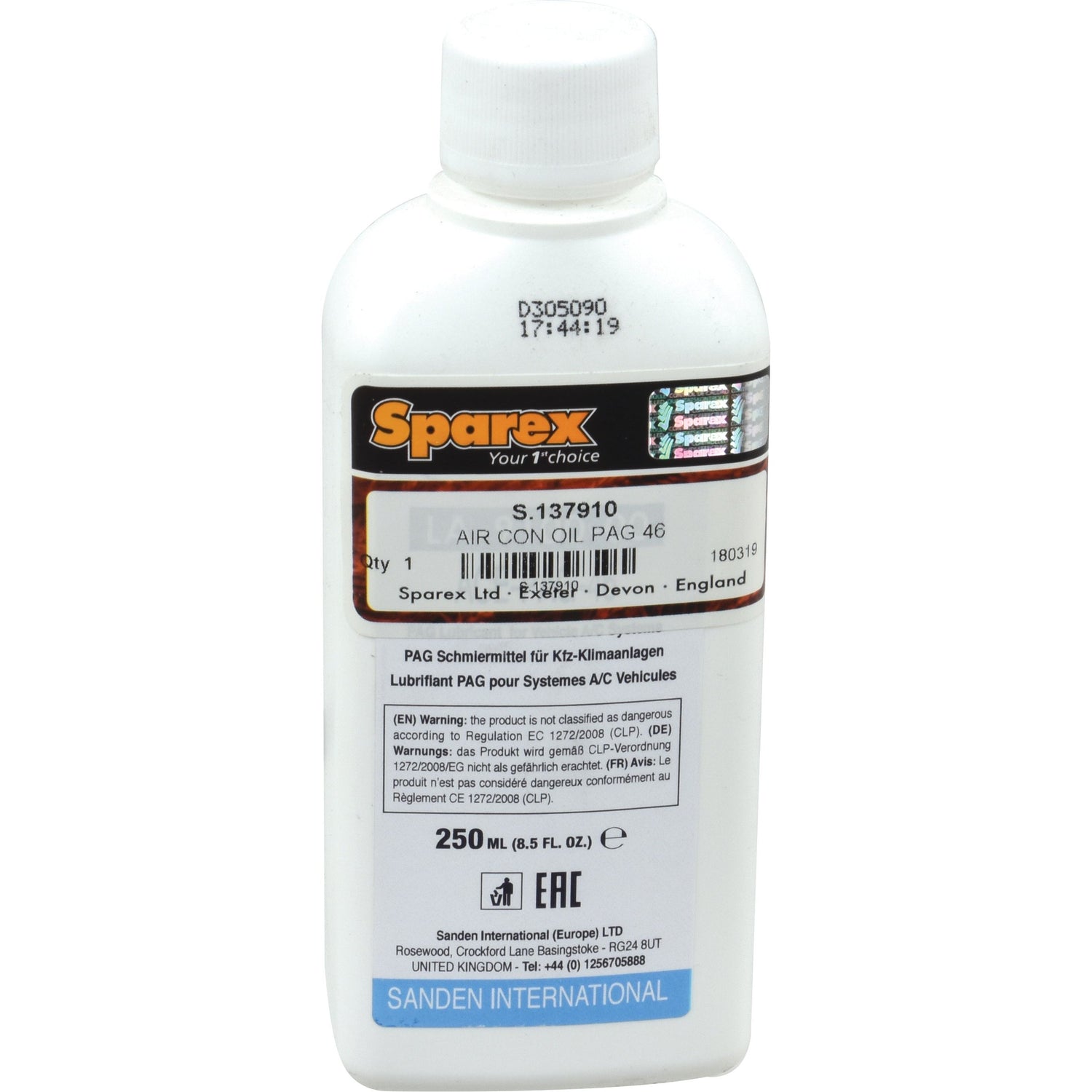 Air Conditioning Oil 250ml
 - S.137910 - Farming Parts