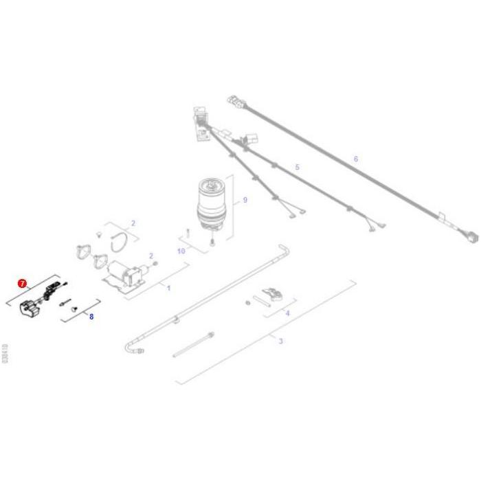 Air Distributor - F737812330400 - Massey Tractor Parts