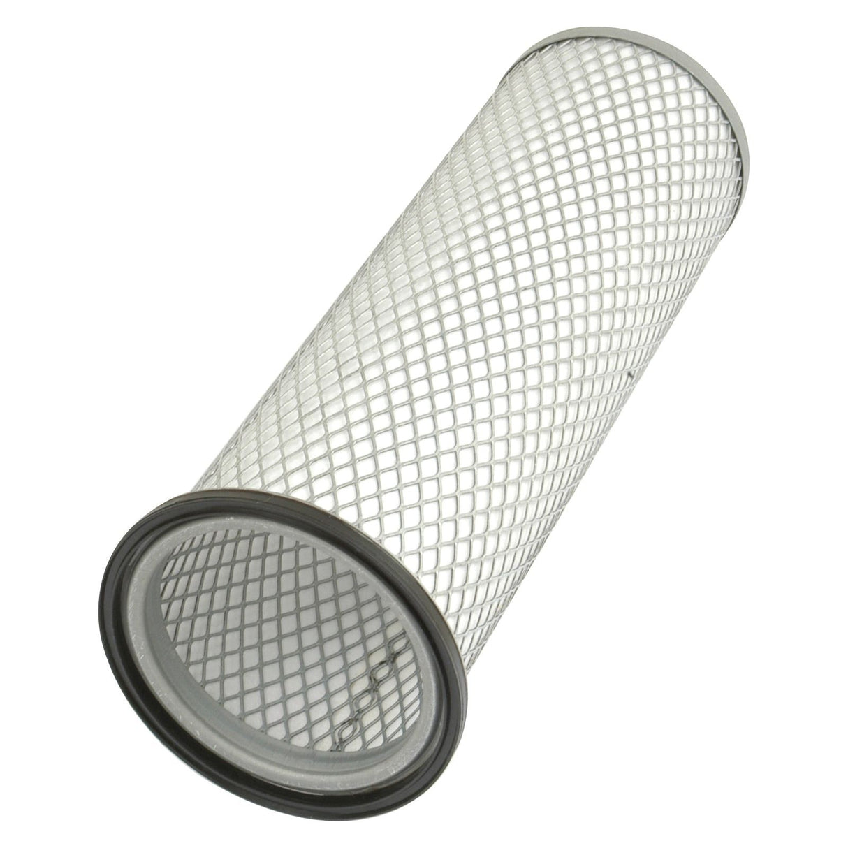 A Sparex Air Filter - Inner (Part No. S.76274, AF4827) with a cylindrical design featuring a metal mesh exterior and a black rubber seal at one end, compatible with Case IH machinery.