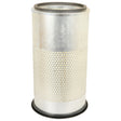 The Sparex Air Filter - Outer (AF25371 | Sparex Part No.S.76408) features a cylindrical metal design with a perforated middle section and solid top and bottom edges, ensuring optimal airflow efficiency.