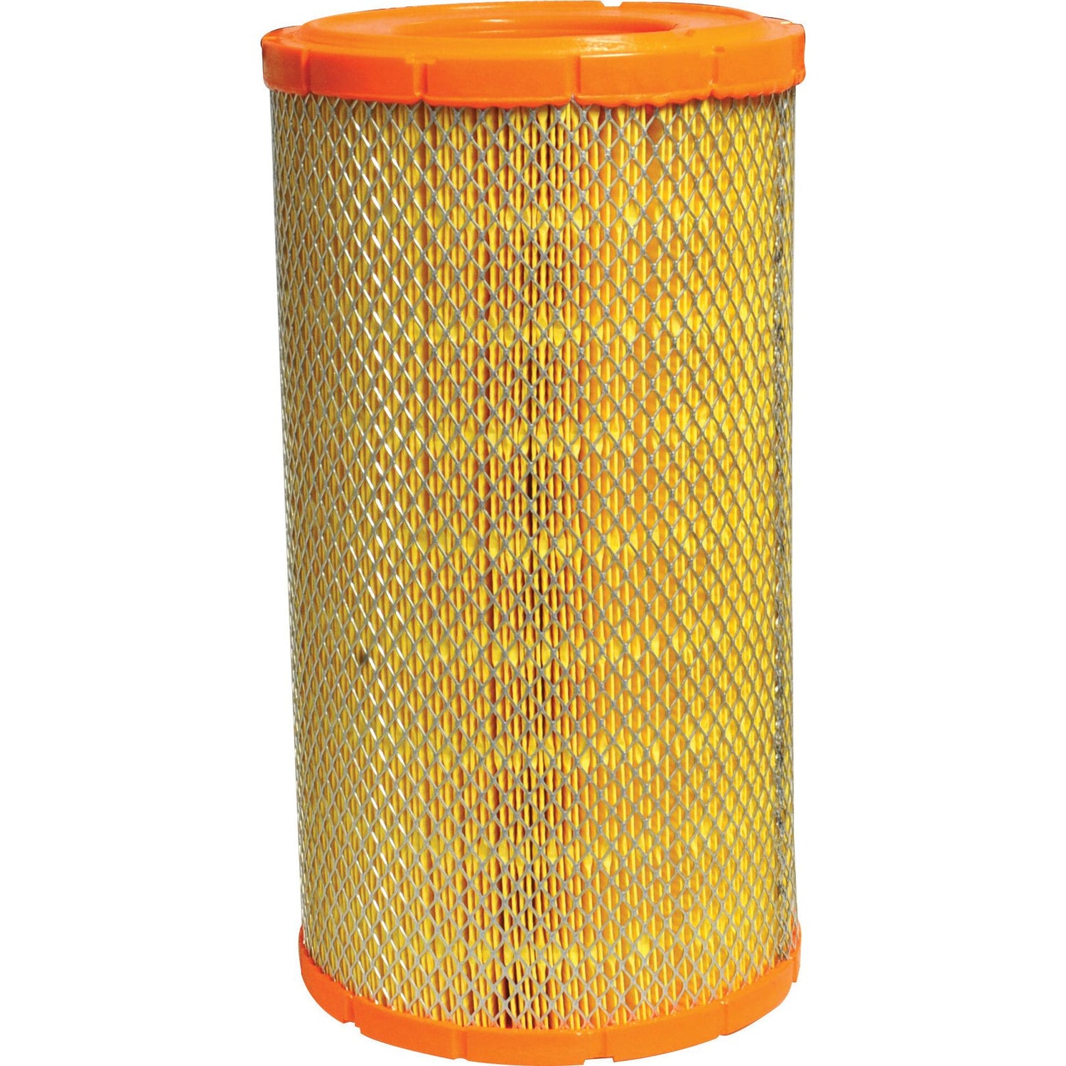 Sparex Air Filter - Outer (Part No. S.119417) with an orange outer frame and yellow mesh surface, compatible with Case IH models.